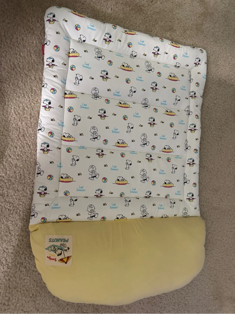 Snoopy dog mat dog bed cooling bed